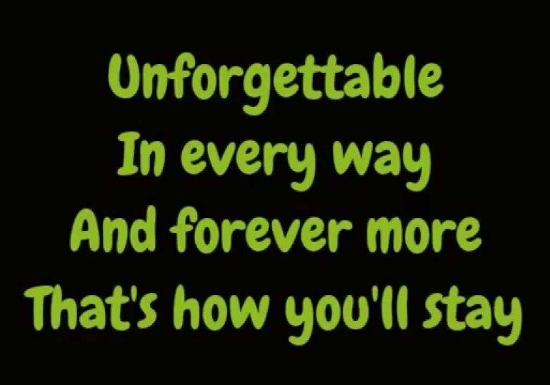 Unforgettable Lyrics-French Montana