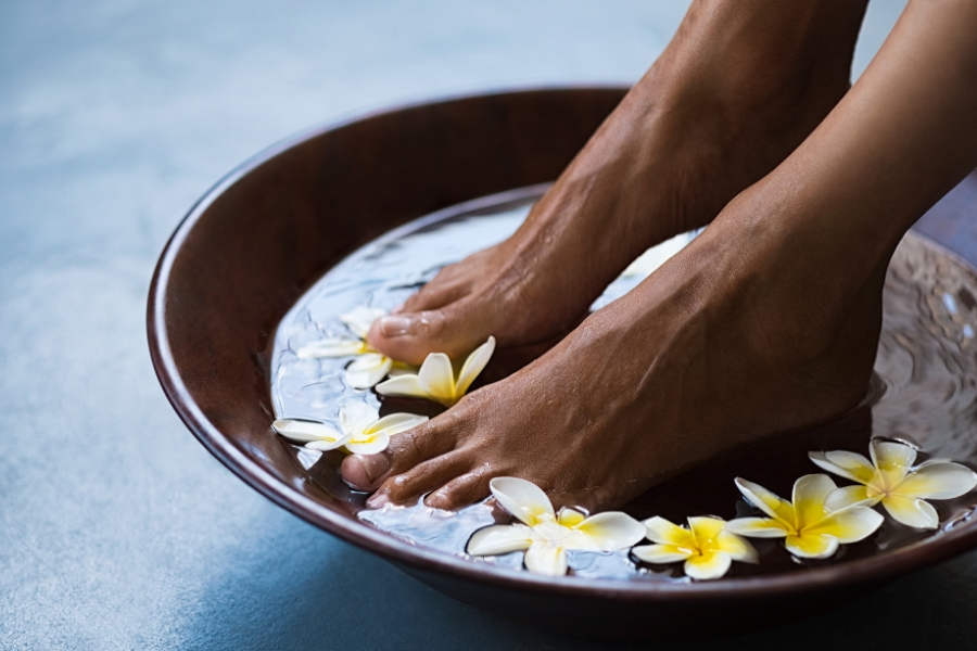 What are the benefits of a relaxing spa environment?